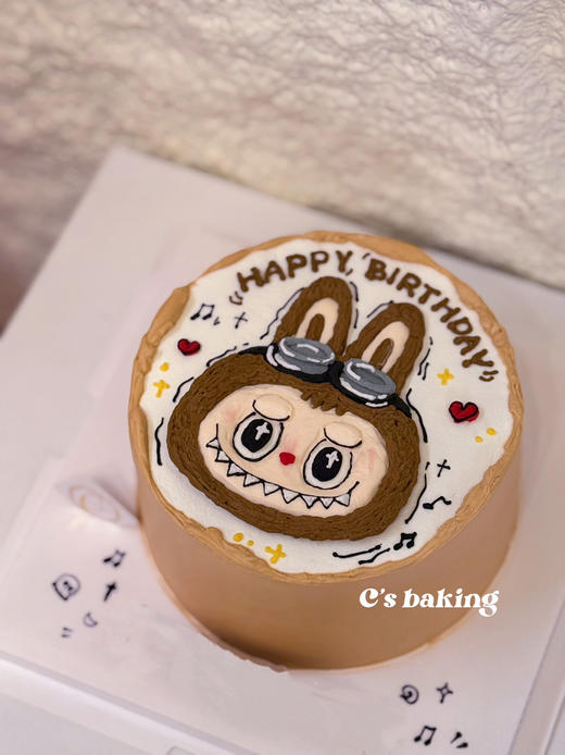 #浮雕手绘 #LA*BUBU拉布布 忌廉蛋糕（默认自提，收费配送请联系客服） 商品图2