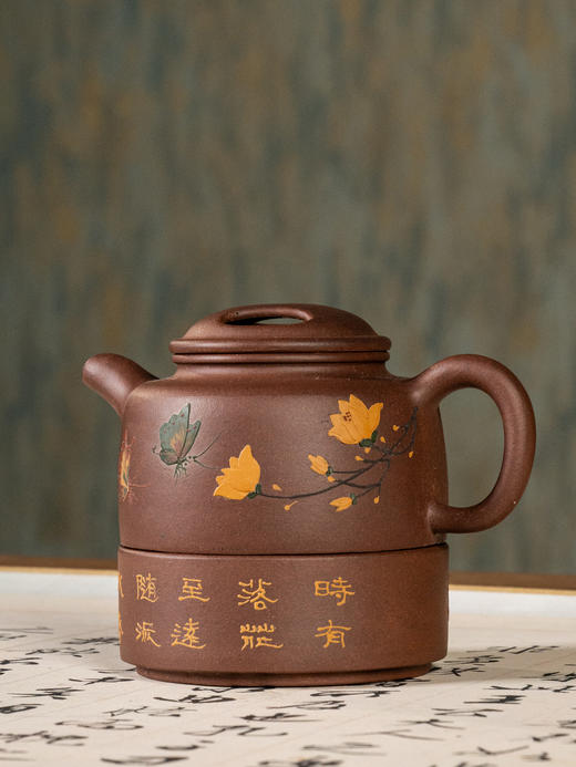 《泥绘小品组合》 曹安祥   传统工艺大师，中工美高级工艺美术师，紫砂艺术家 商品图0