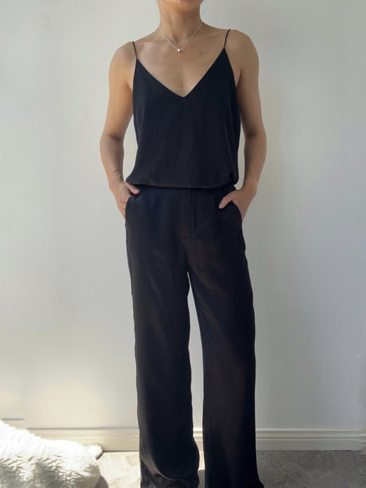 丝所｜24W024A 蕾丝长裤［ 黑 ] 商品图1