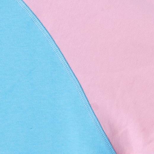 T4692SDSA男士秋冬新款痞帅男装拼色拼接圆领长袖T恤刺绣字母百搭上衣 商品图3