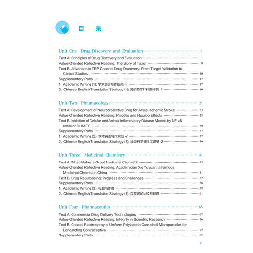 药学英语（下册）第6六版 十四五规划教材全国高等学校药学类专业第九轮规划教材 史志祥 龚长华 供药学类专业用 人民卫生出版社 商品图3