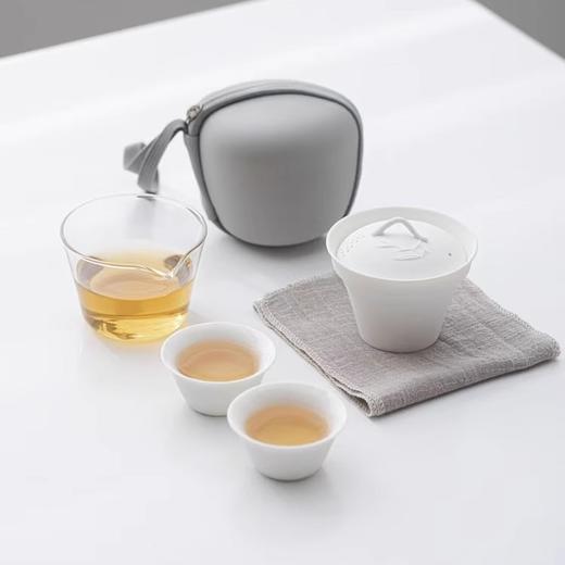 【旅行户外茶具】便携快客杯盖碗二杯 露营功夫茶具套装家用 假期出行易携带 国庆五一出游 商品图8