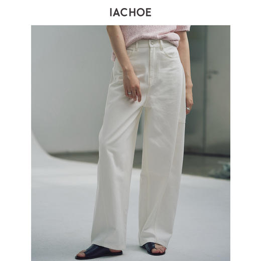 棉仓3631519002-云迹气球裤白牛 商品图4