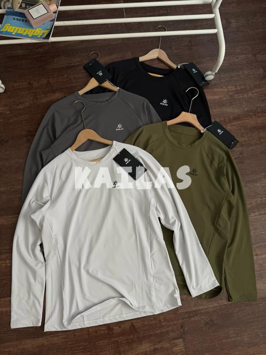 凯乐石吸湿速干户外运动登山圆领功能长袖T恤 商品图2