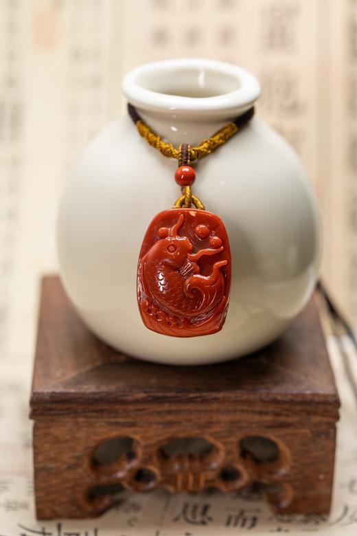 附证书【原矿 天然 ❤️可收藏级别 南红】项链，108珠串，天然柿子红，樱桃红，辣椒红，无裂饱满，值得珍藏【非质量问题不退换】 商品图9