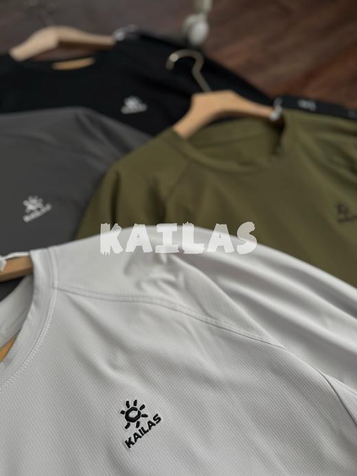 凯乐石吸湿速干户外运动登山圆领功能长袖T恤 商品图3