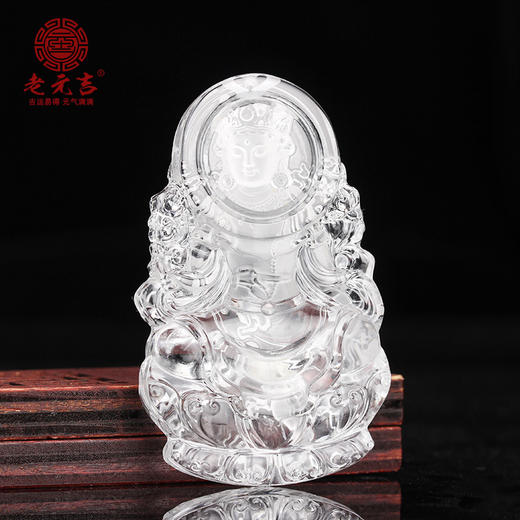 元吉白水晶度母菩萨吊坠 商品图2