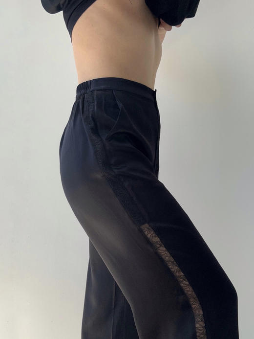 丝所｜24W024A 蕾丝长裤［ 黑 ] 商品图8