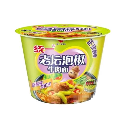 【超市】统一来一桶泡椒牛肉面105g 商品图0