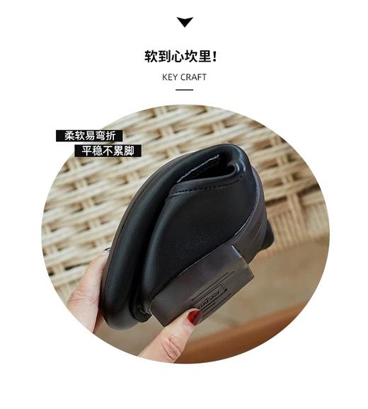 【牛皮材质】Tata同厂轻熟穆勒鞋丨法式乐福鞋 柔软舒适易打理 商品图4