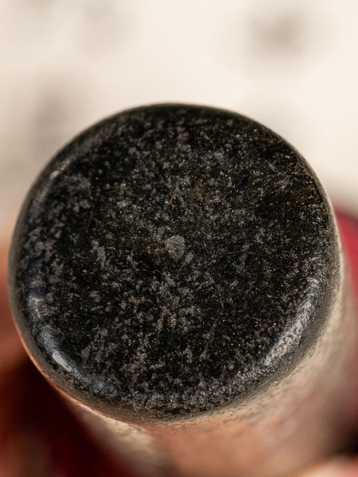 清	冯承辉款寿山石月尾黑诗文印章 商品图3