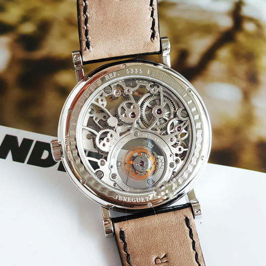 【98新】Breguet 宝玑经典复杂系列5335PT/42/9W6手动机械机芯40MM（男款）陀飞轮现售价：341000！280825PM27 商品图6