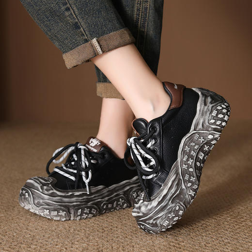 FR 85089复古休闲潮流运动鞋厚底增高老爹鞋 商品图0