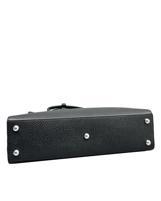 中性款荔枝纹牛皮双肩背包 可手提单肩斜挎he016 商品图2