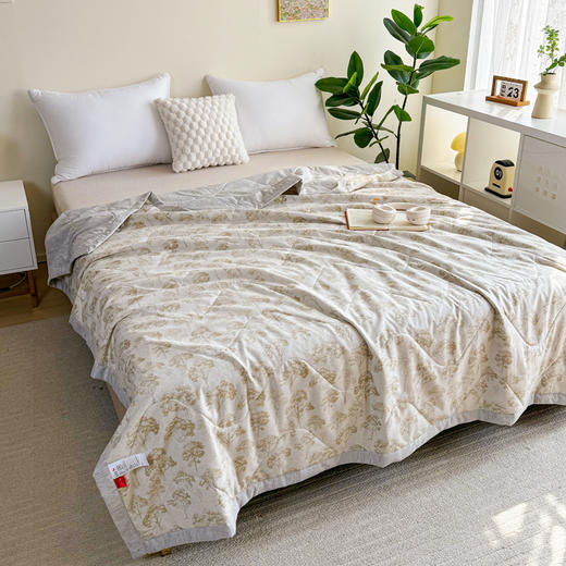 红蜻蜓 夏凉被-林幽静眠HQT-XW6102DZ  120150cm 商品图1