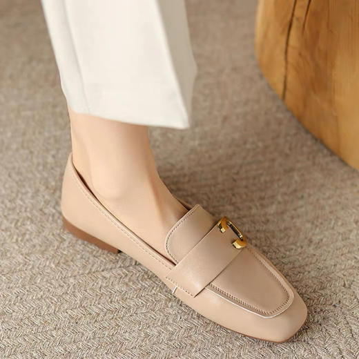 【牛皮材质】Tata同厂轻熟穆勒鞋丨法式乐福鞋 柔软舒适易打理 商品图3