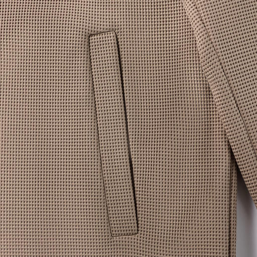 圣得西男士翻领工装夹克2025年秋季新款潮流百搭华夫格肌理外套 商品图14