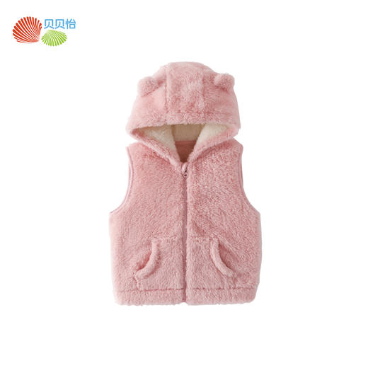 贝贝怡春秋男女童连帽马甲JB3ES001 商品图5