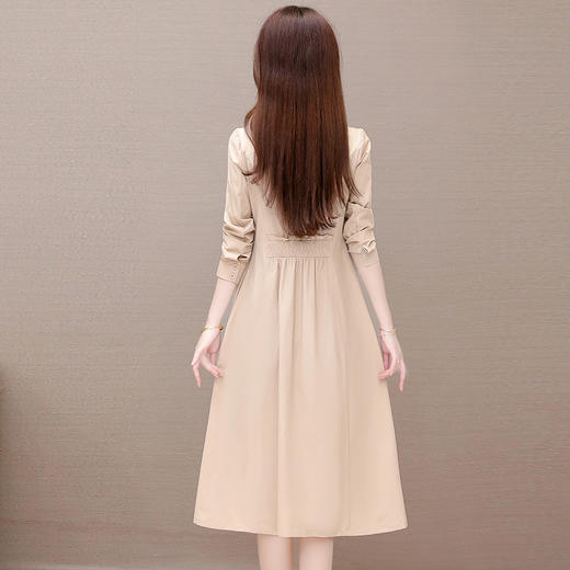 QYM 25C2203 -Y 风衣中长款休闲外套气质时尚优雅宽松大衣 商品图4