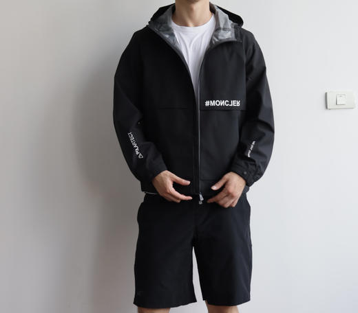 萌口 防水压胶 连帽冲锋夹克外套 WT874 商品图4
