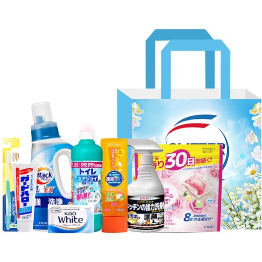 花王花王日本原装进口 家居清洁洗护组合套装花王家庭净致清洁8件套A-HW-250602 商品图0