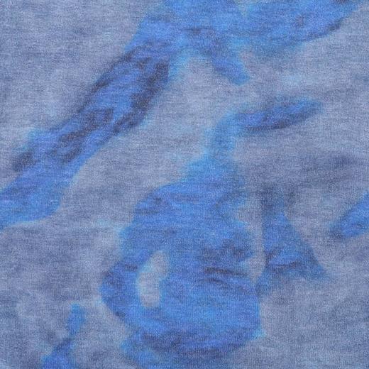 T4726SDSA男士秋冬新款痞帅男装韩版扎染撞色设计长袖T恤圆领百搭上衣 商品图3