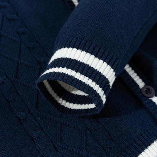 春秋中大童针织开衫外套男童毛衣舒适保暖童趣卡通儿童毛衫针织开衫ZB3ES052 商品图10