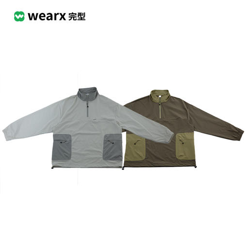 完型-半拉链套头夹克 商品图4