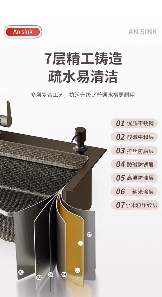 6062锦鲤枪灰色大单槽 75*45 商品图6