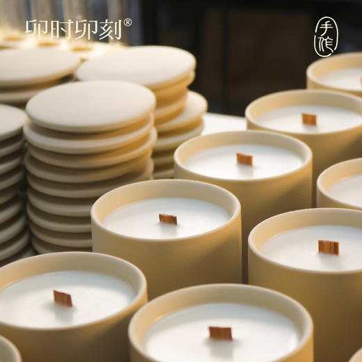 卯时卯刻手作香薰蜡烛小众高级助眠氛围感定制祝福送女生伴手礼物 商品图7