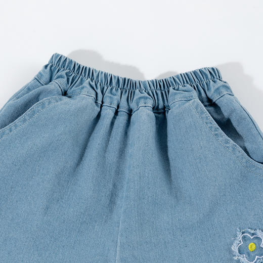 迪士尼春秋女童牛仔长裤ZD3EK016 商品图8