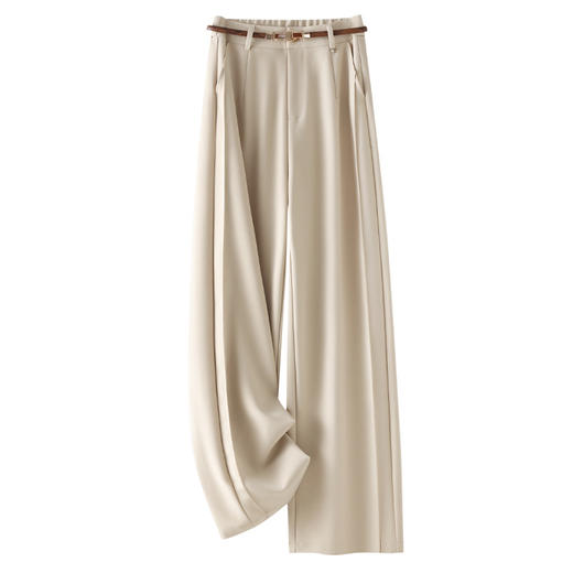 QYM M716-1-Y西装阔腿裤宽松休闲裤直筒裤 商品图4