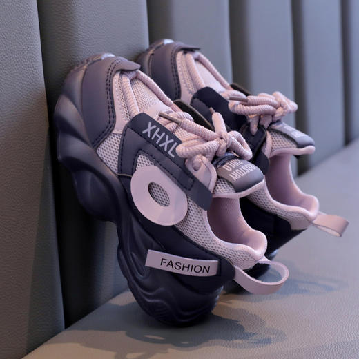 【舒适鞋面！亲肤设计】3-12岁女童老爹鞋儿童运动鞋女软底小众风中大童女童鞋网面鞋。ra 商品图0