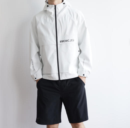 萌口 防水压胶 连帽冲锋夹克外套 WT874 商品图3