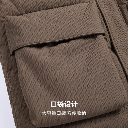 【含鸭绒】圣得西男士工装羽绒服2025秋季新款轻盈不跑绒立领外套 商品图9