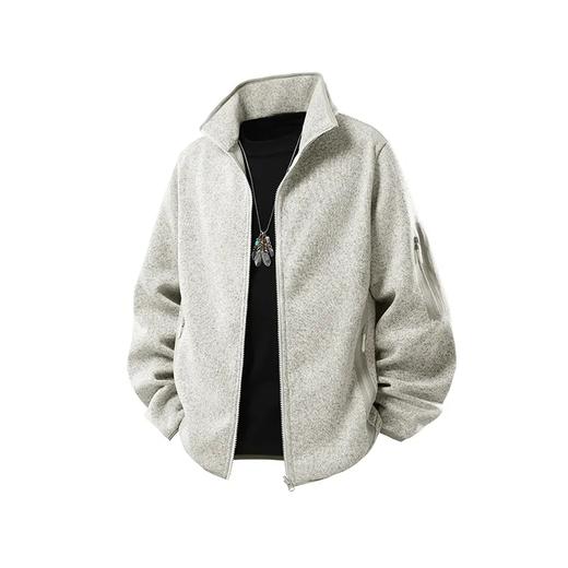 茑子平替！COVERT高定面料立领拉链抓绒衣，户外山系保暖防风卫衣，加厚加绒 商品图3