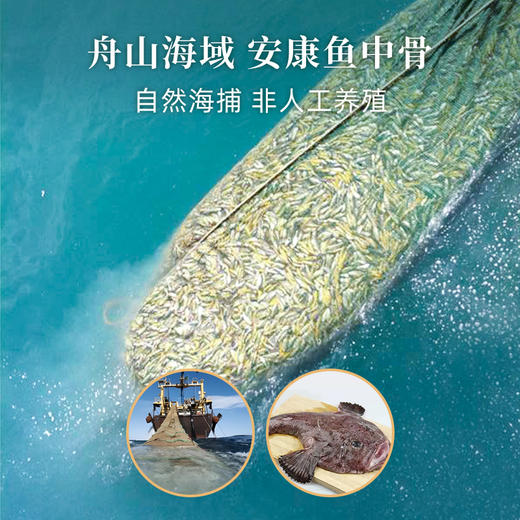 【斌哥优选】香酥鱼骨粒4袋装。一口酥香甜。舟山野生安康鱼鱼中骨，高蛋白质。 商品图2