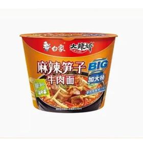 【超市】白象BIG桶麻辣笋子牛肉面128g