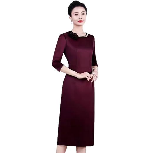 LHS C65婆婆婚宴装连衣裙旗袍婚礼 商品图4