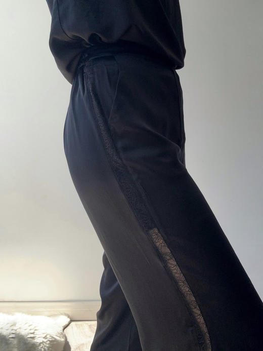 丝所｜24W024A 蕾丝长裤［ 黑 ] 商品图2