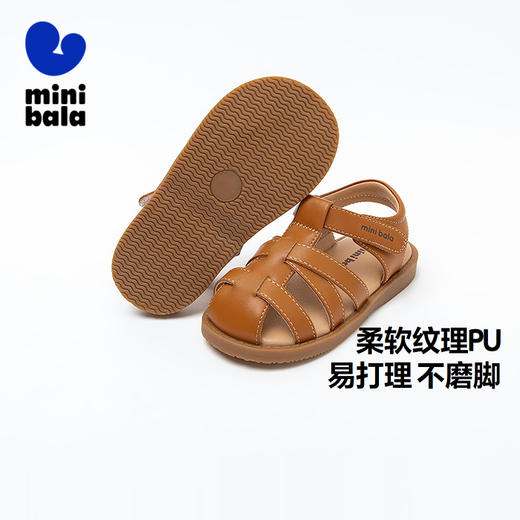 迷你巴拉凉鞋夏季女宝柔软透气时尚耐磨甜美2025新款 商品图1