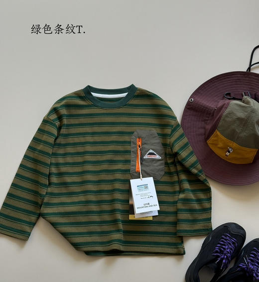 山系儿童条纹T恤打底衫082107 商品图3