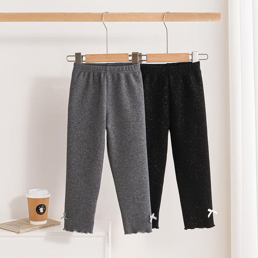 贝贝怡女童秋冬加绒打底裤ZB4EK018 商品图2