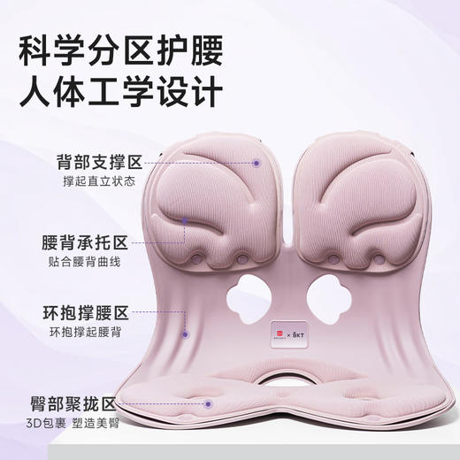 【杨幂代言 故宫宫廷联名款】BKT护腰坐垫久神器靠背人体工学椅座姿托办公室部支撑 商品图2