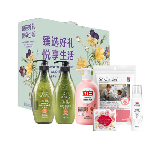 滋源 乐享生活洗护套餐 6件套 1070ml1020g  CX-3806 商品图0