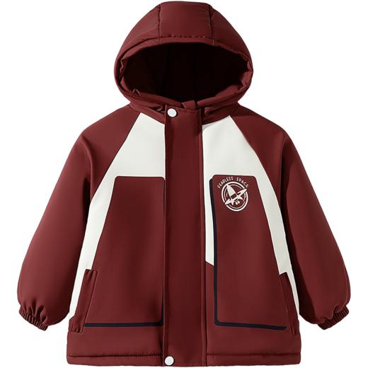 贝贝怡童装宝宝棉服棉衣冬季新款男童连帽夹棉外套保暖冬装ZB4ES011 商品图5