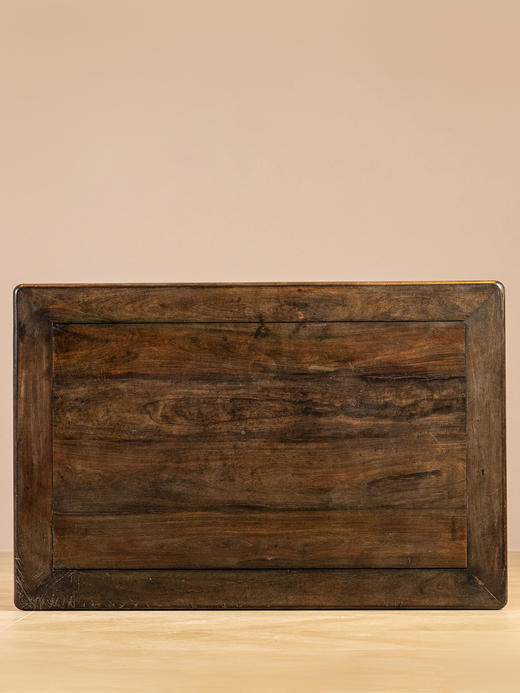 清早期	紫檀圆包圆罗锅枨画桌 商品图4