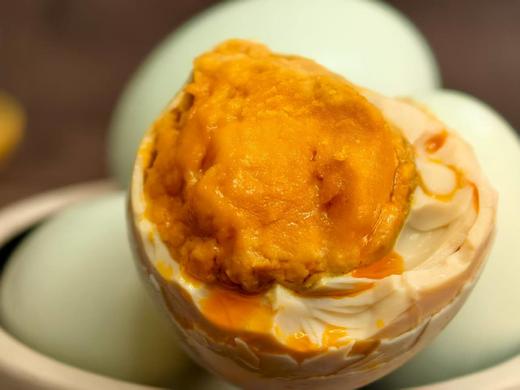 优选|焦香味缠丝咸鸭蛋  轻盐少油 配料干净 焦香诱人 温泉养殖鸭  60g*10枚/20枚 商品图1