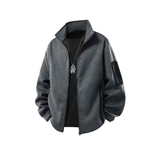 茑子平替！COVERT高定面料立领拉链抓绒衣，户外山系保暖防风卫衣，加厚加绒 商品图4