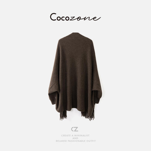 COCO ZONE 刘一一”悦人悦己“牦牛绒流苏毛针织开衫 CD2A1895 商品图4